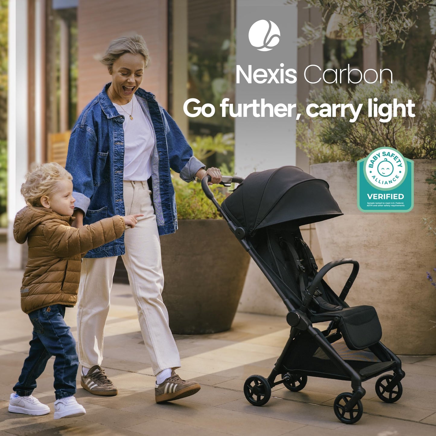 Mompush Nexis Carbon Travel Stroller Ultra Lightweight 11.5 Lb
