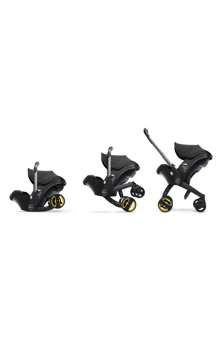 NovaBaby Convertible Infant Car Seat And Compact Stroller System With Base - Air Travel Certified For Easy Airports