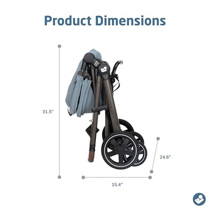 Maxi-Cosi Zelia Luxe 5 In 1 Modular Travel System With Mico Luxe Infant Car Seat