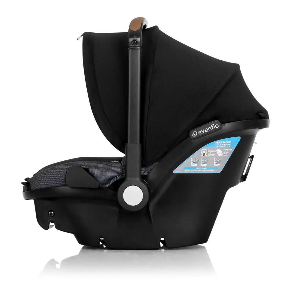 Evenflo Shyft DualRide With Carryall Storage Infant Car Seat And Stroller - One Step Car Seat To Stroller Conversion