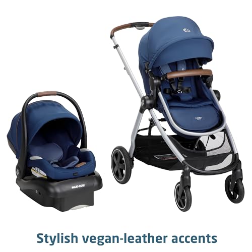 Maxi-Cosi Zelia Luxe 5 In 1 Modular Travel System With Mico Luxe Infant Car Seat