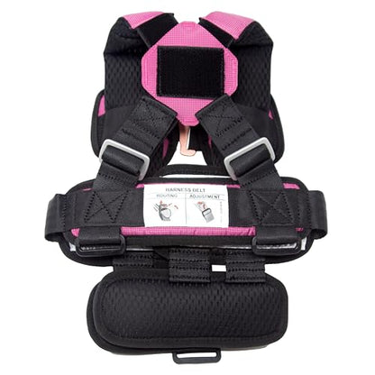 RideSafer Portable Car Seat Small Black Lightweight For Travel And Everyday Child Safety