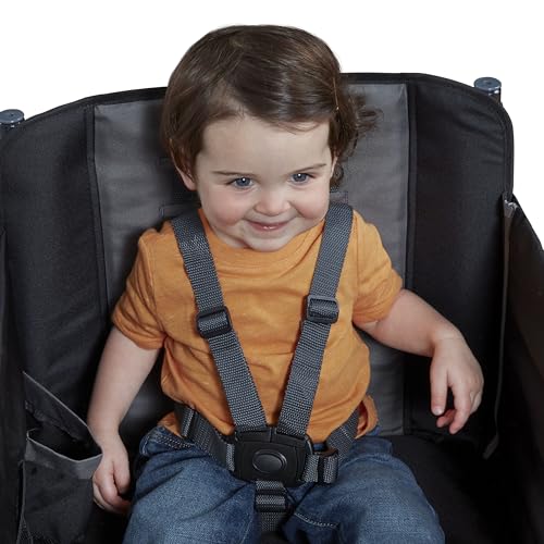 Radio Flyer Convertible Wagon For Kids With Adjustable Handle Cup Holder And Canopy