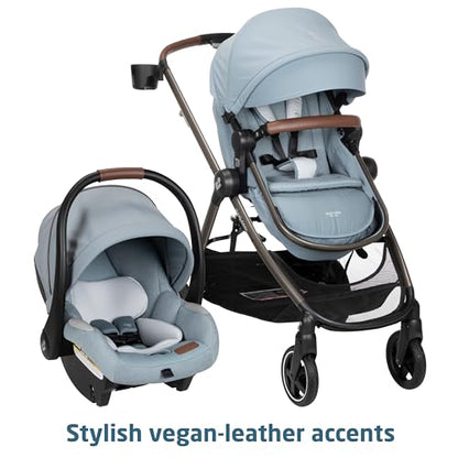 Maxi-Cosi Zelia Luxe 5 In 1 Modular Travel System With Mico Luxe Infant Car Seat