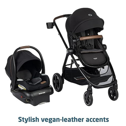 Maxi-Cosi Zelia Luxe 5 In 1 Modular Travel System With Mico Luxe Infant Car Seat