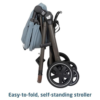 Maxi-Cosi Zelia Luxe 5 In 1 Modular Travel System With Mico Luxe Infant Car Seat