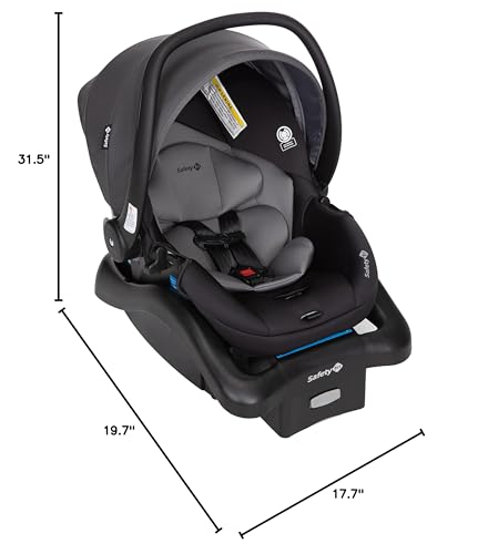 Safety 1st Smooth Ride Travel System Stroller With OnBoard FLX Infant Car Seat Easy Install And Large Canopy