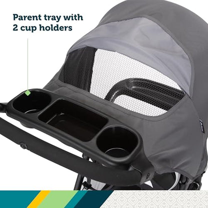 Safety 1st Smooth Ride Travel System Stroller With OnBoard FLX Infant Car Seat Easy Install And Large Canopy