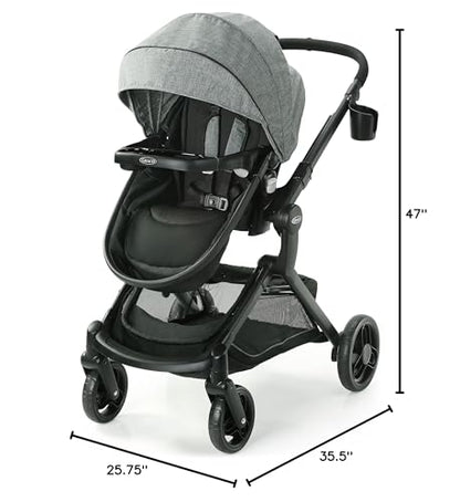 Graco Modes Nest Travel System With Slide2Me Height Adjustable Seat