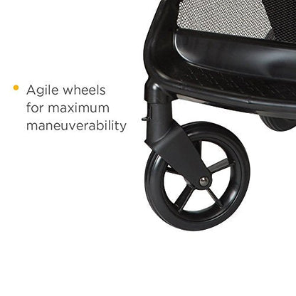 Safety 1st Smooth Ride Travel System Stroller With OnBoard FLX Infant Car Seat Easy Install And Large Canopy