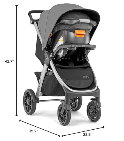 Chicco Bravo Trio Travel System With KeyFit 30 Car Seat And Base