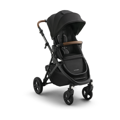 Mockingbird Single Stroller 3.0 - Premium Lie Flat Bassinet And Car Seat Adapter Compatibility