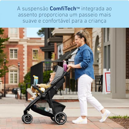 Graco Outpace LX All-Terrain 3-Wheel Stroller Travel System Ready One-Hand Fold In-Seat Suspension