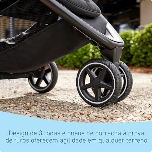 Graco Outpace LX All-Terrain 3-Wheel Stroller Travel System Ready One-Hand Fold In-Seat Suspension