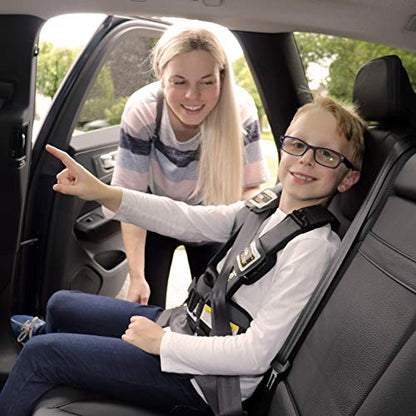RideSafer Portable Car Seat Small Black Lightweight For Travel And Everyday Child Safety