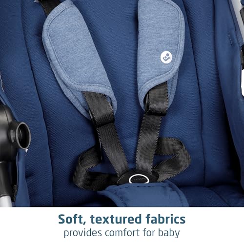 Maxi-Cosi Zelia Luxe 5 In 1 Modular Travel System With Mico Luxe Infant Car Seat