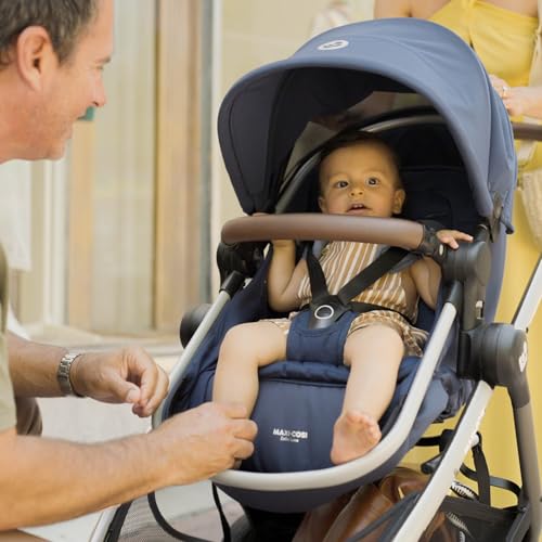 Maxi-Cosi Zelia Luxe 5 In 1 Modular Travel System With Mico Luxe Infant Car Seat