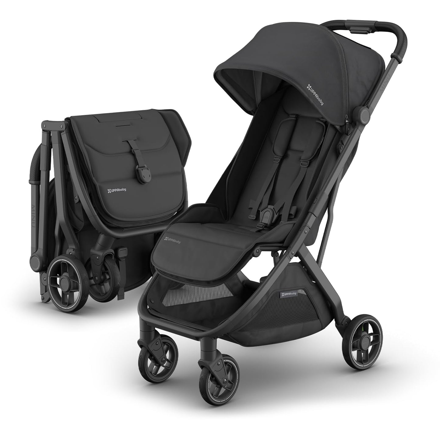 UPPAbaby Minu V3 Travel Stroller Lightweight One Hand Fold For Easy Overhead Travel