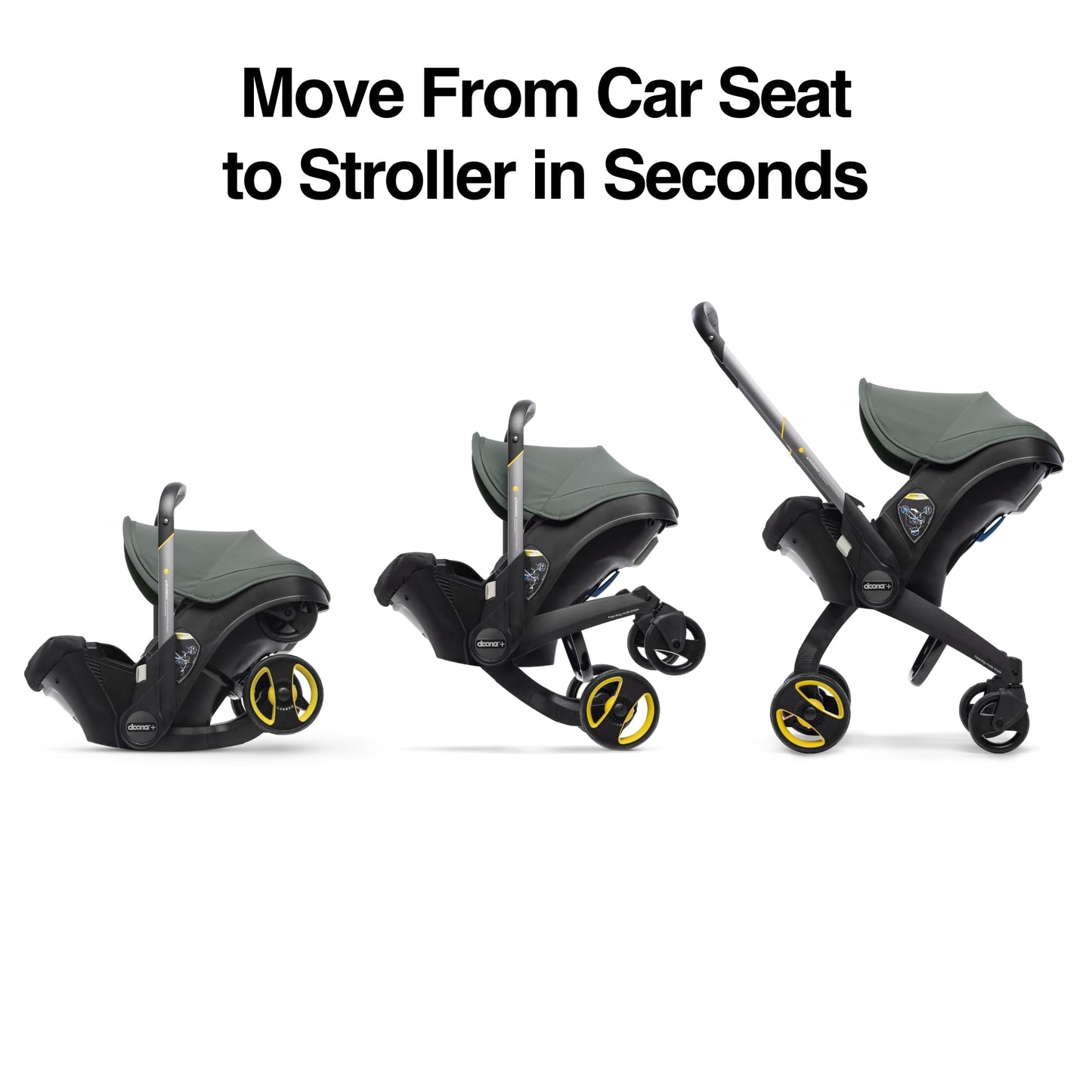 Doona Car Seat and Stroller Travel System All in One Easy Fold