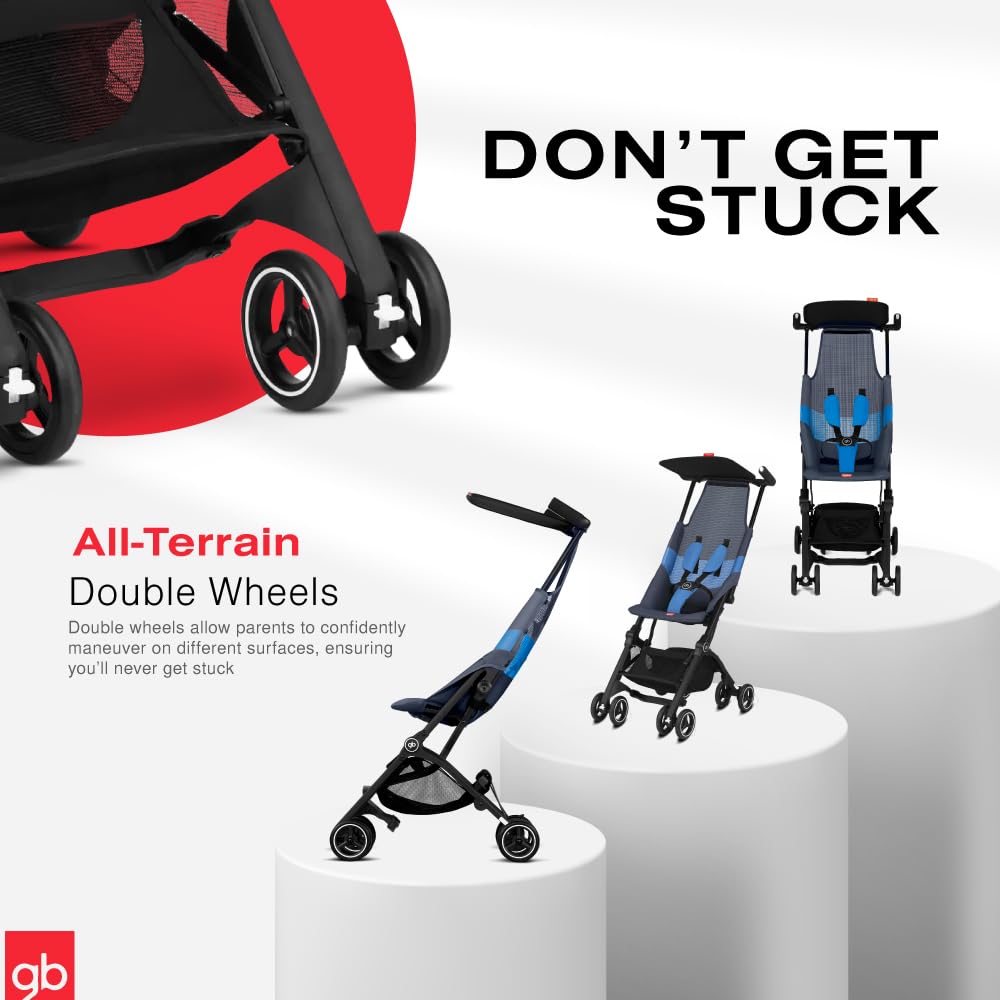 Gb Pockit All-Terrain Stroller Ultra Compact Design