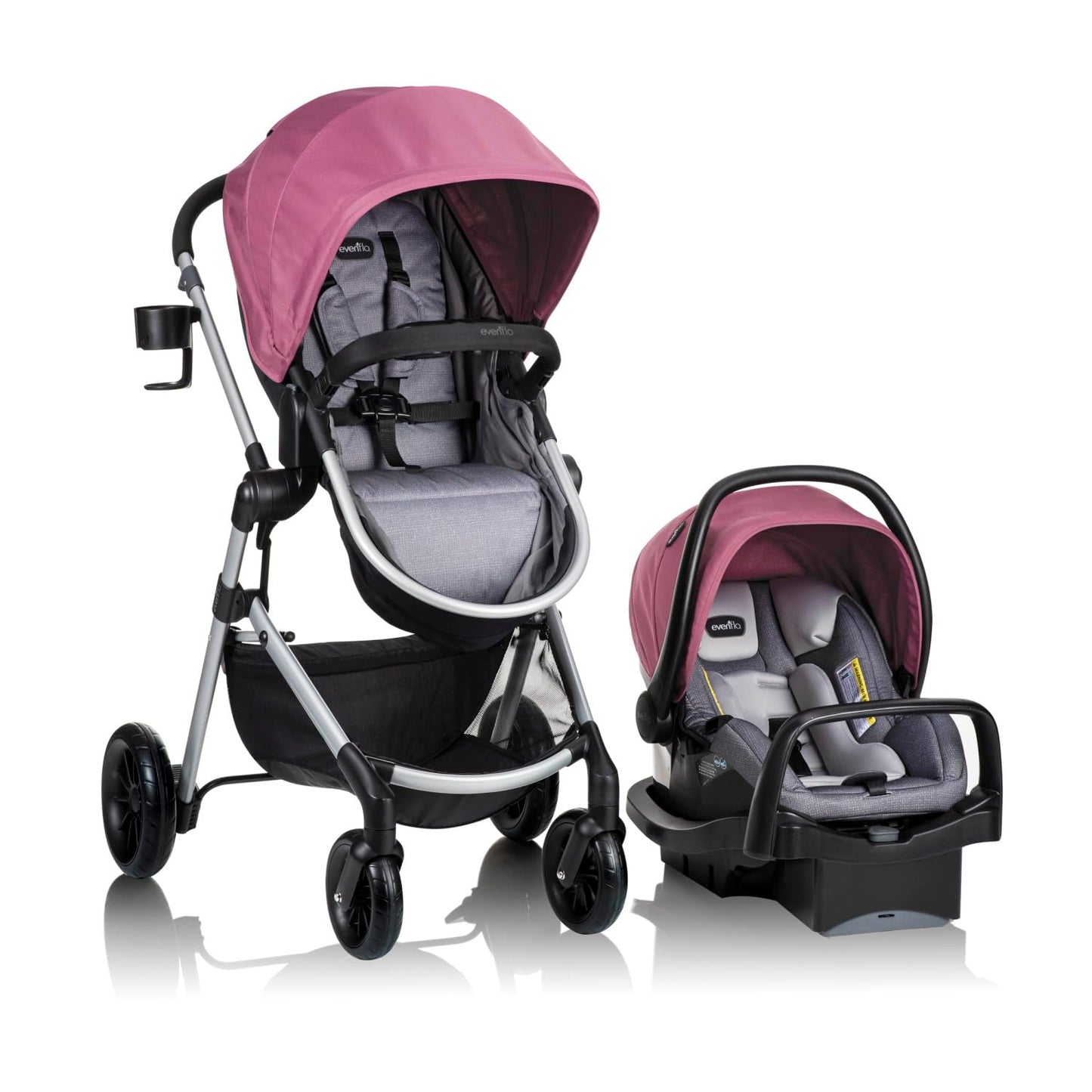 Evenflo Pivot Modular Travel System With LiteMax Infant Car Seat