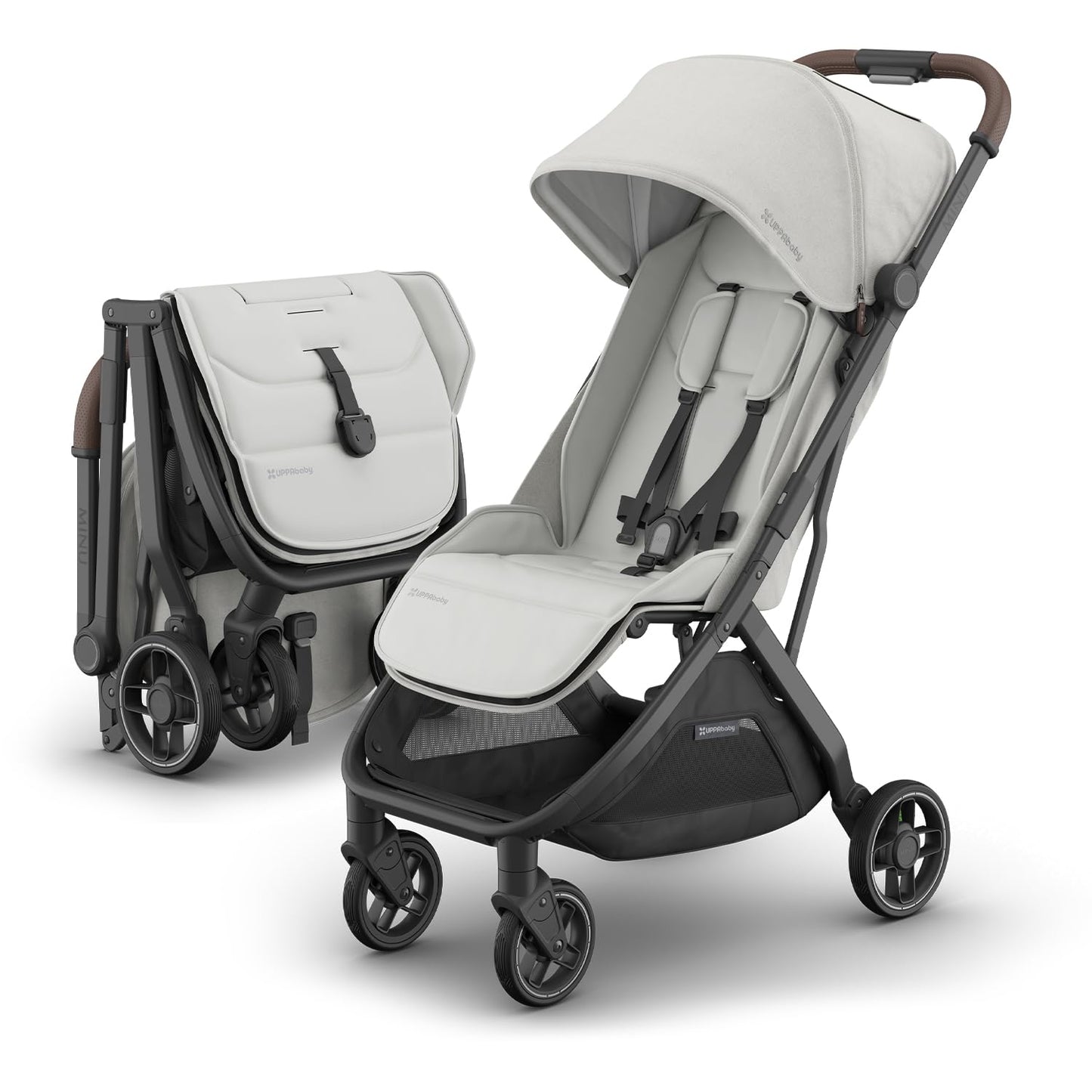 UPPAbaby Minu V3 Travel Stroller Lightweight One Hand Fold For Easy Overhead Travel