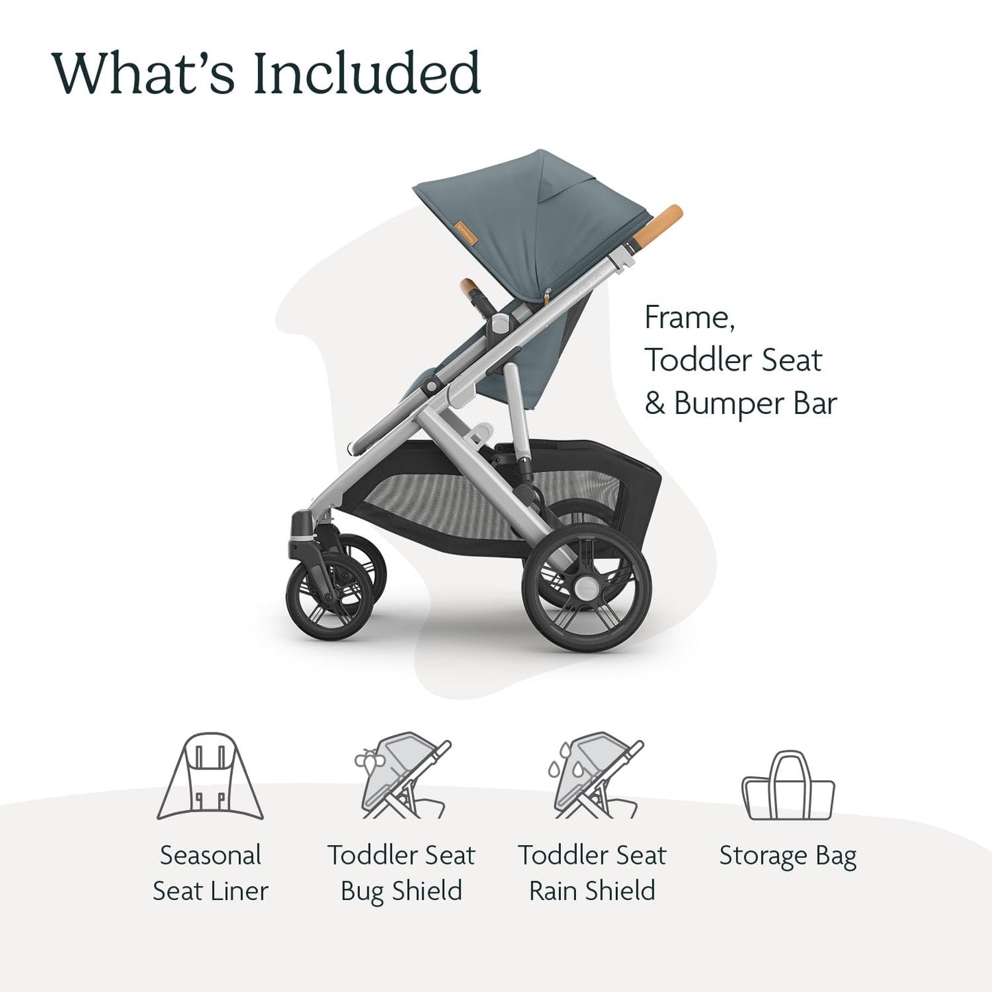 UPPAbaby Vista V3 Convertible Stroller Converts Single To Double