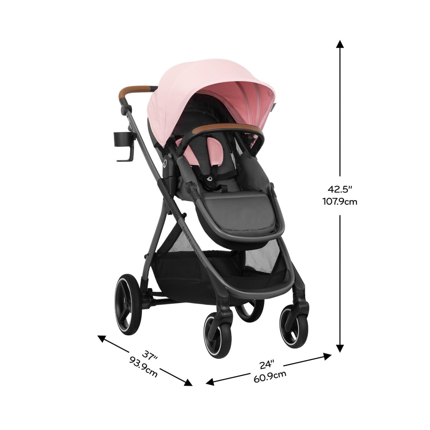 Evenflo Shyft Intuiti Travel System Revolve180 LiteMax NXT Rotating Car Seat 3 To 30 Lbs Fossil Gray