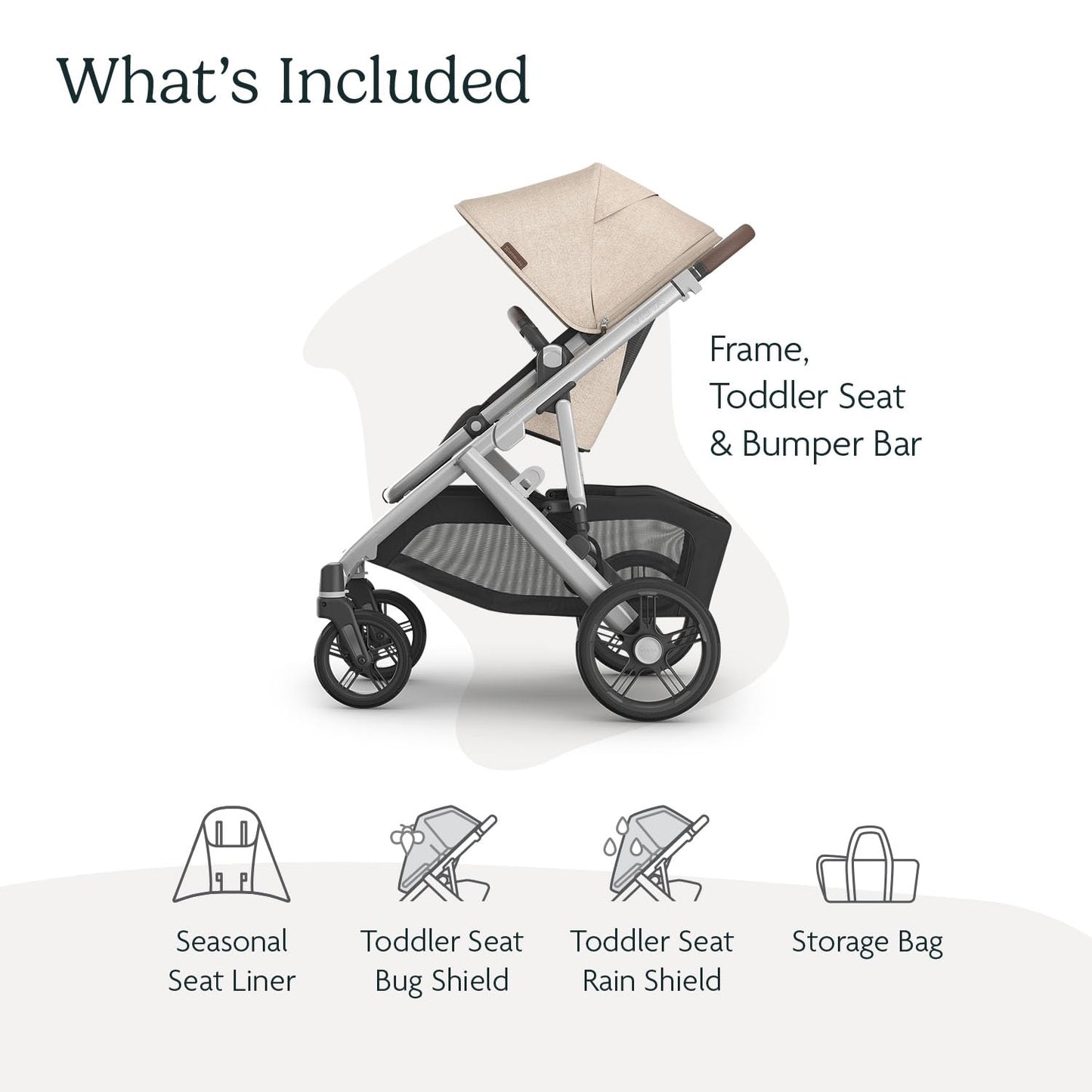 UPPAbaby Vista V3 Convertible Stroller Converts Single To Double