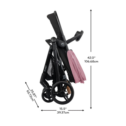 Evenflo Pivot NXT Travel System With LiteMax NXT Infant Car Seat Latte Tan For Easy On The Go