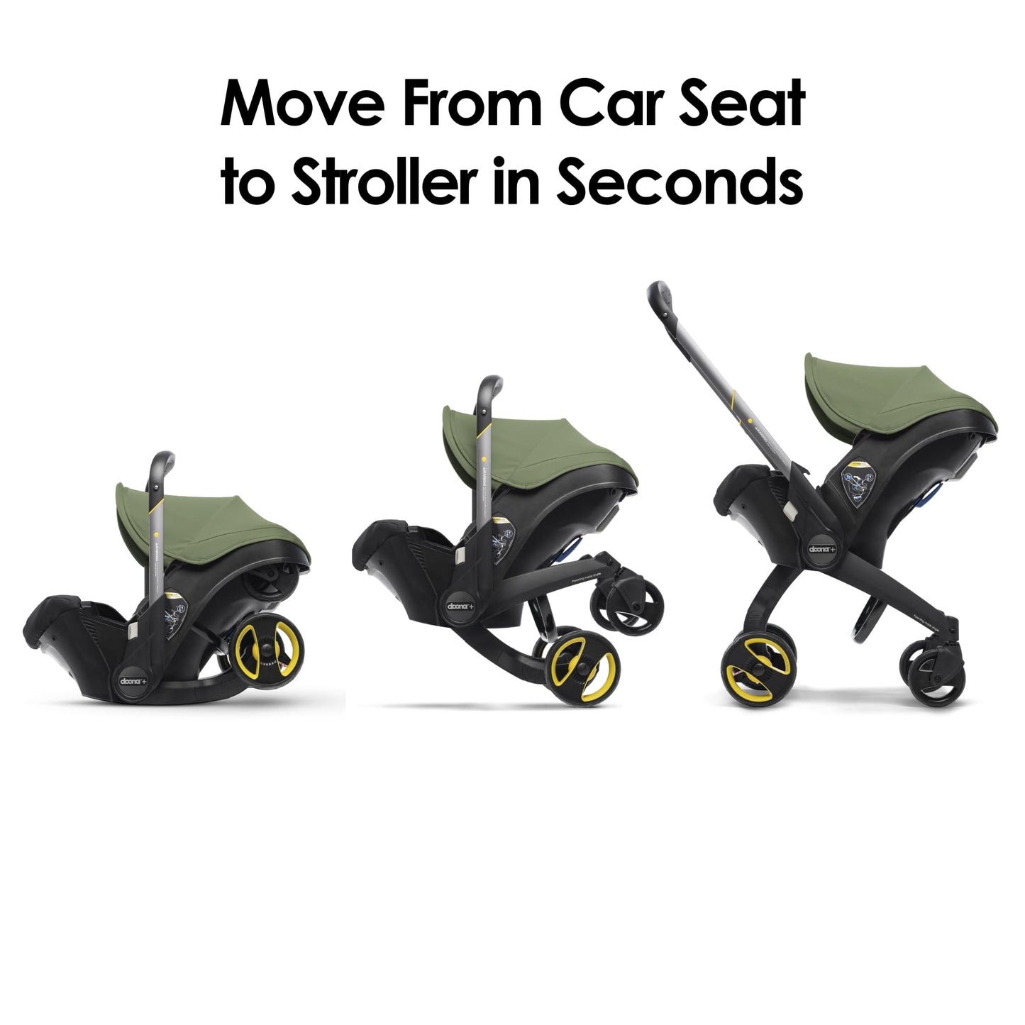 Doona Car Seat And Stroller Nitro Black All In One Travel System For Effortless Transitions