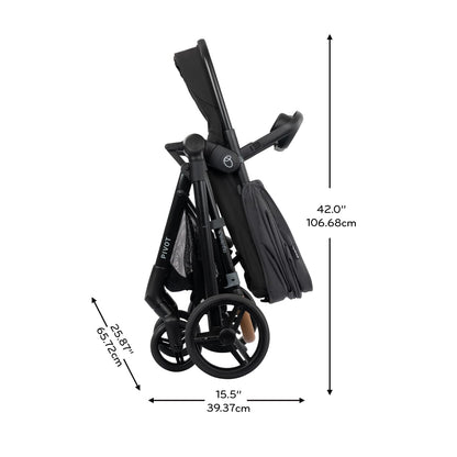 Evenflo Pivot NXT Travel System With LiteMax NXT Infant Car Seat Latte Tan For Easy On The Go