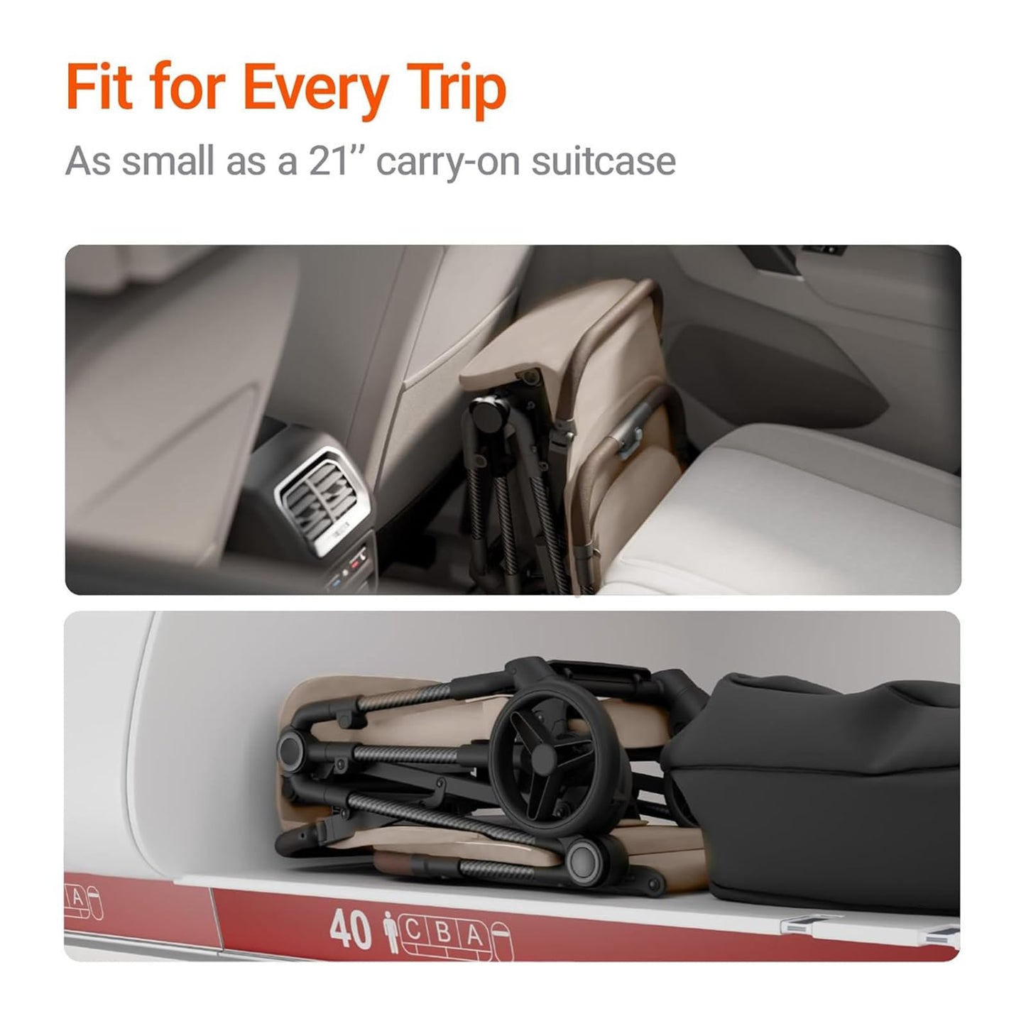 Ultra Air Lightweight Baby Travel Stroller One Handed Fold