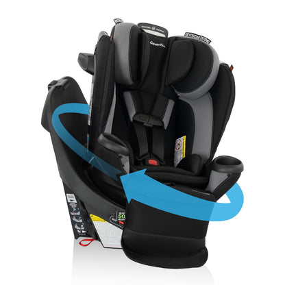 Evenflo Revolve360 Extend Rotational All In One Convertible Car Seat with 360 Degree Rotation and Extended Rear Facing