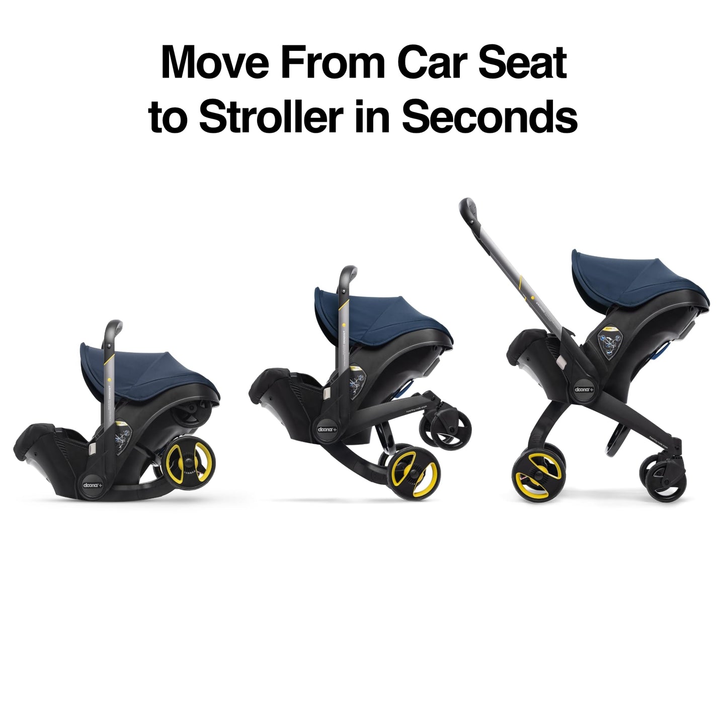 Doona Car Seat And Stroller Nitro Black All In One Travel System For Effortless Transitions