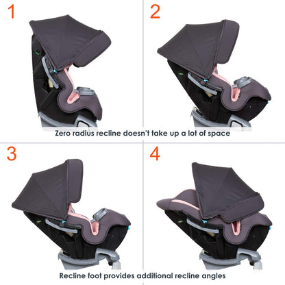 Baby Trend Cover Me 4 In 1 Convertible Car Seat Built In Canopy