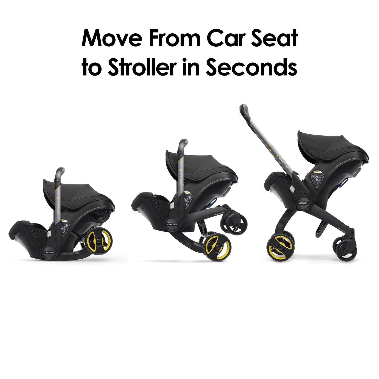 Doona Car Seat and Stroller Travel System All in One Easy Fold