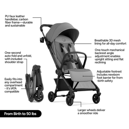 Mompush Nexis Carbon Travel Stroller Ultra Lightweight 11.5 Lb