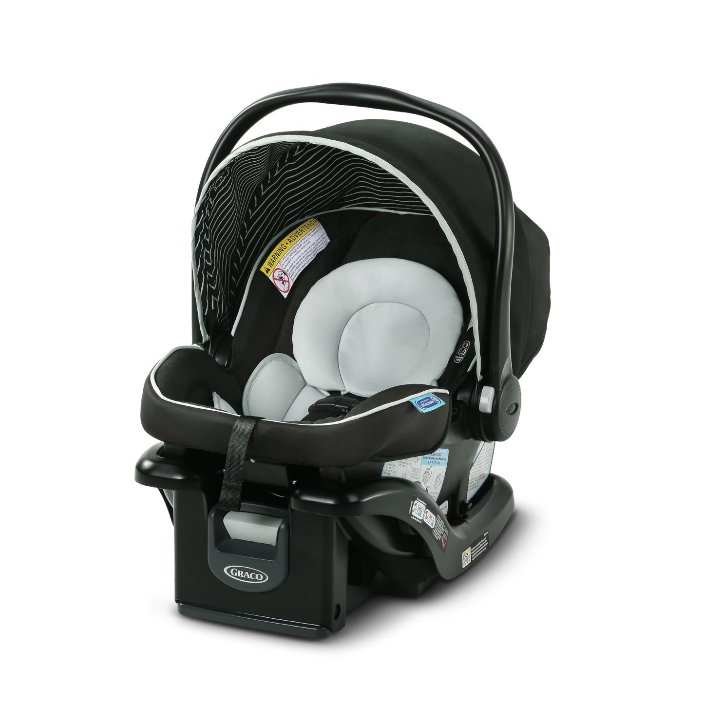 Graco SnugRide Lite LX Infant Car Seat Lightweight Rear Facing For Babies 4 To 30 Lb With Four Position Base LATCH