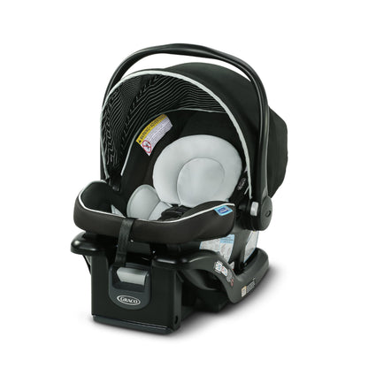 Graco SnugRide Lite LX Infant Car Seat Lightweight Rear Facing For Babies 4 To 30 Lb With Four Position Base LATCH