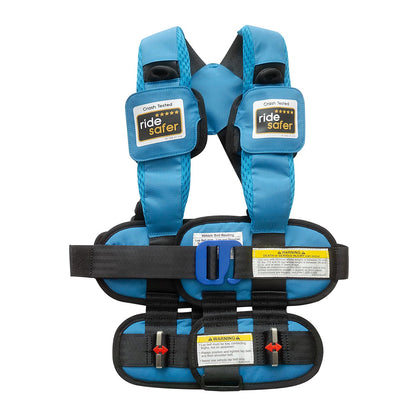 RideSafer Portable Car Seat Small Black Lightweight For Travel And Everyday Child Safety