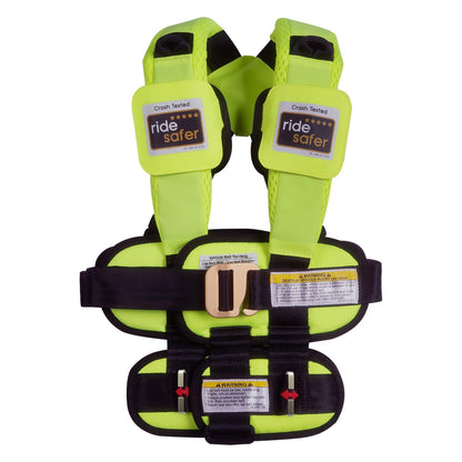 RideSafer Portable Car Seat Small Black Lightweight For Travel And Everyday Child Safety