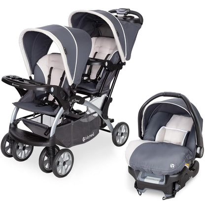 Baby Trend Double Stroller Car Seat Travel System Stormy