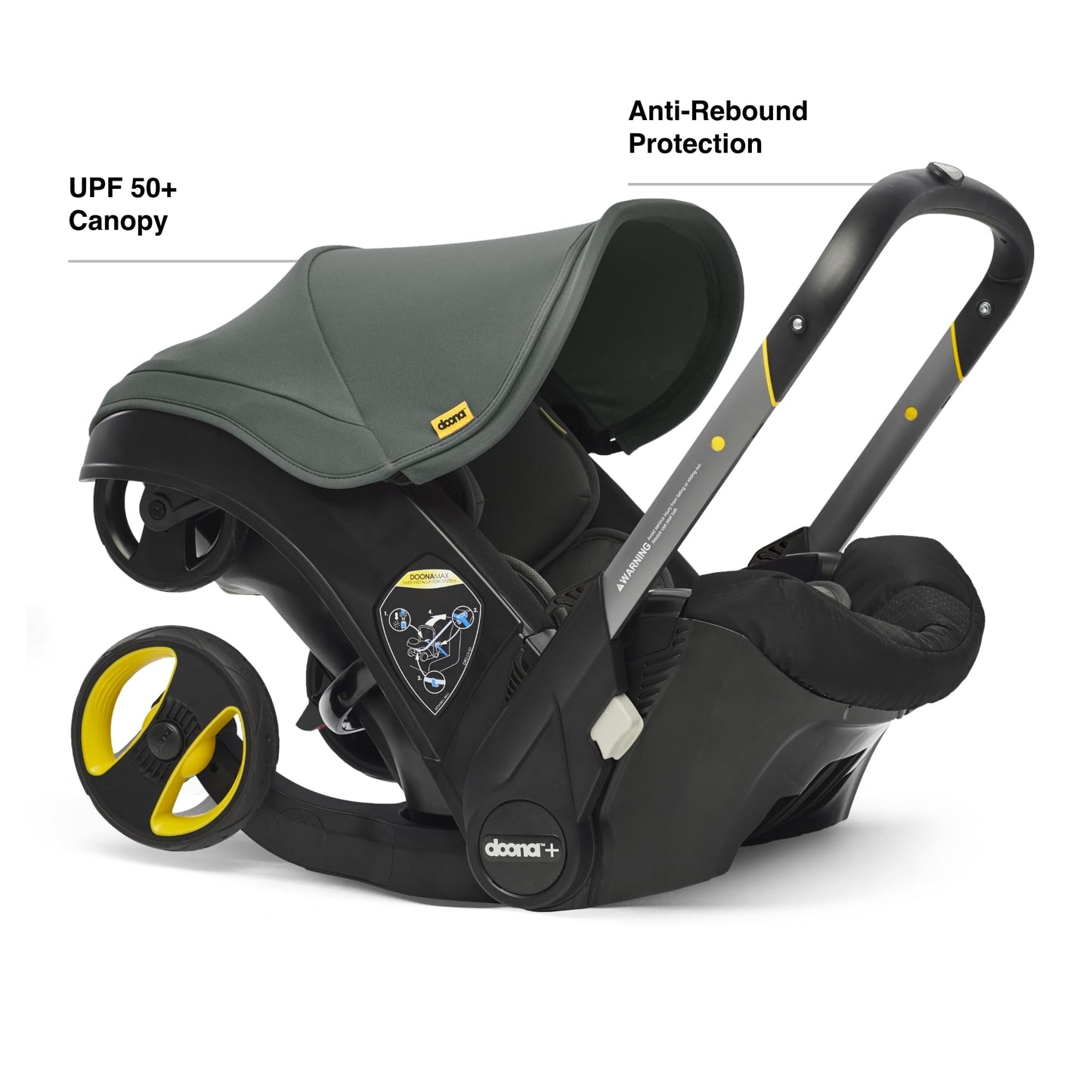 Doona Car Seat and Stroller Travel System All in One Easy Fold