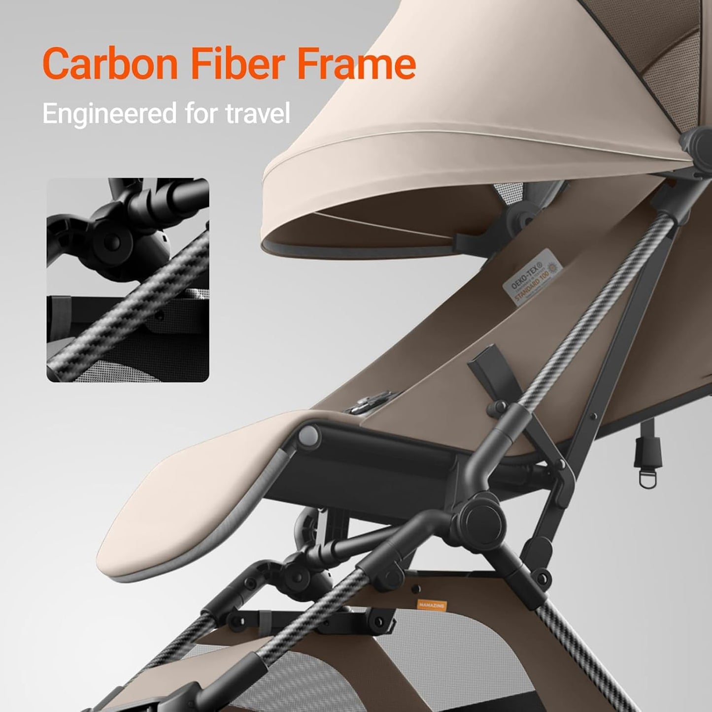 Ultra Air Lightweight Baby Travel Stroller One Handed Fold