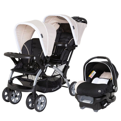 Baby Trend Double Stroller Car Seat Travel System Stormy
