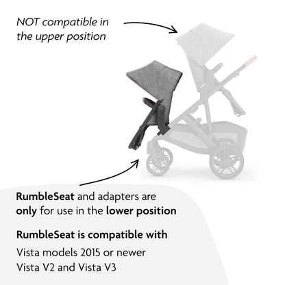RumbleSeat V3 Second Seat For Vista Adapters Included All Weather
