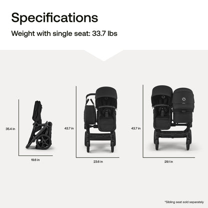 Bugaboo Donkey 6 Stroller All Terrain For Newborns And Toddlers