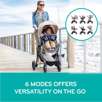 Evenflo Pivot Modular Travel System With LiteMax Infant Car Seat