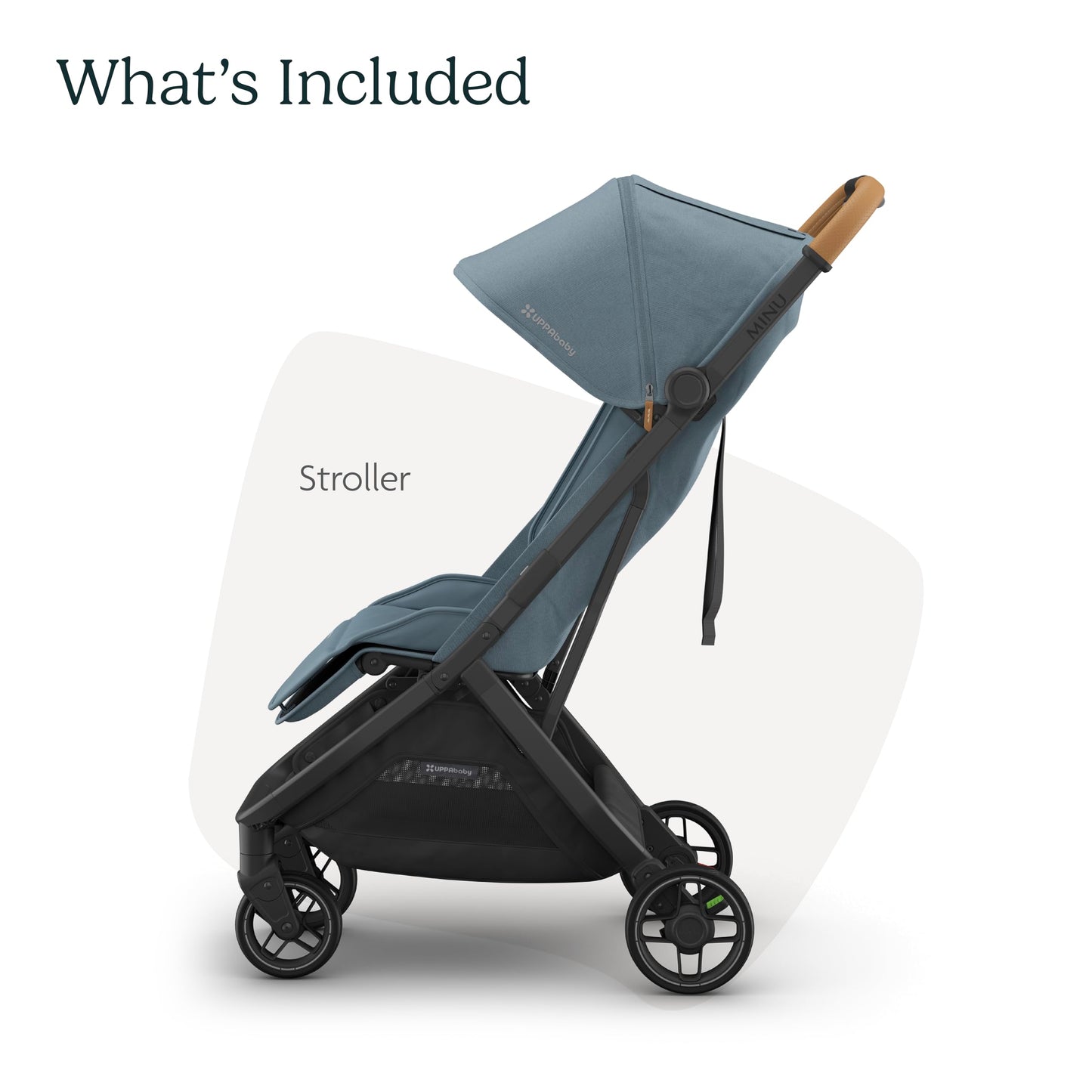 UPPAbaby Minu V3 Travel Stroller Lightweight One Hand Fold For Easy Overhead Travel